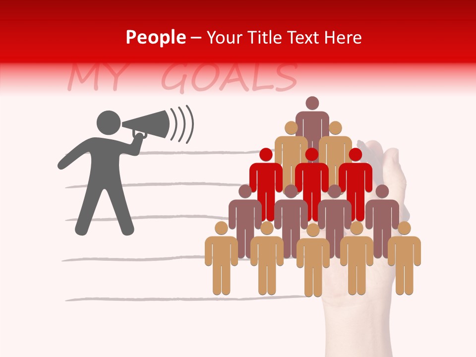 Young Men Tomorrow Suit PowerPoint Template