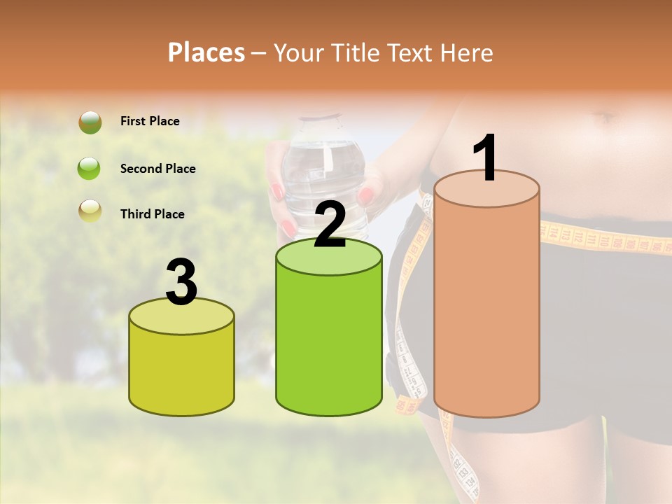 Exercise Bottle Fit PowerPoint Template