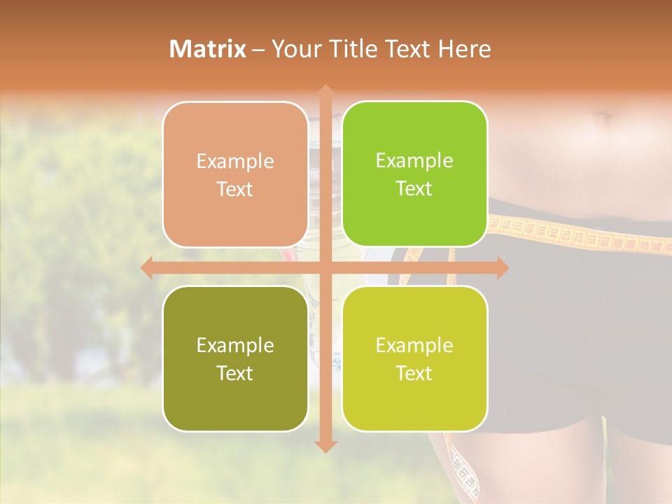 Exercise Bottle Fit PowerPoint Template