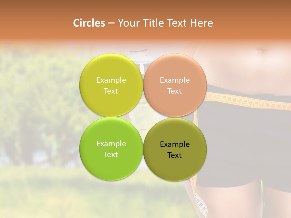 Exercise Bottle Fit PowerPoint Template