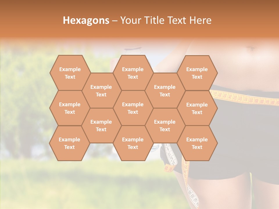 Exercise Bottle Fit PowerPoint Template