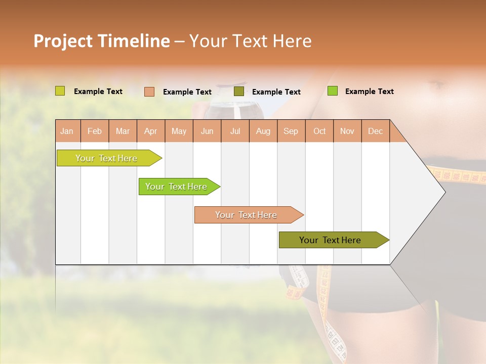 Exercise Bottle Fit PowerPoint Template