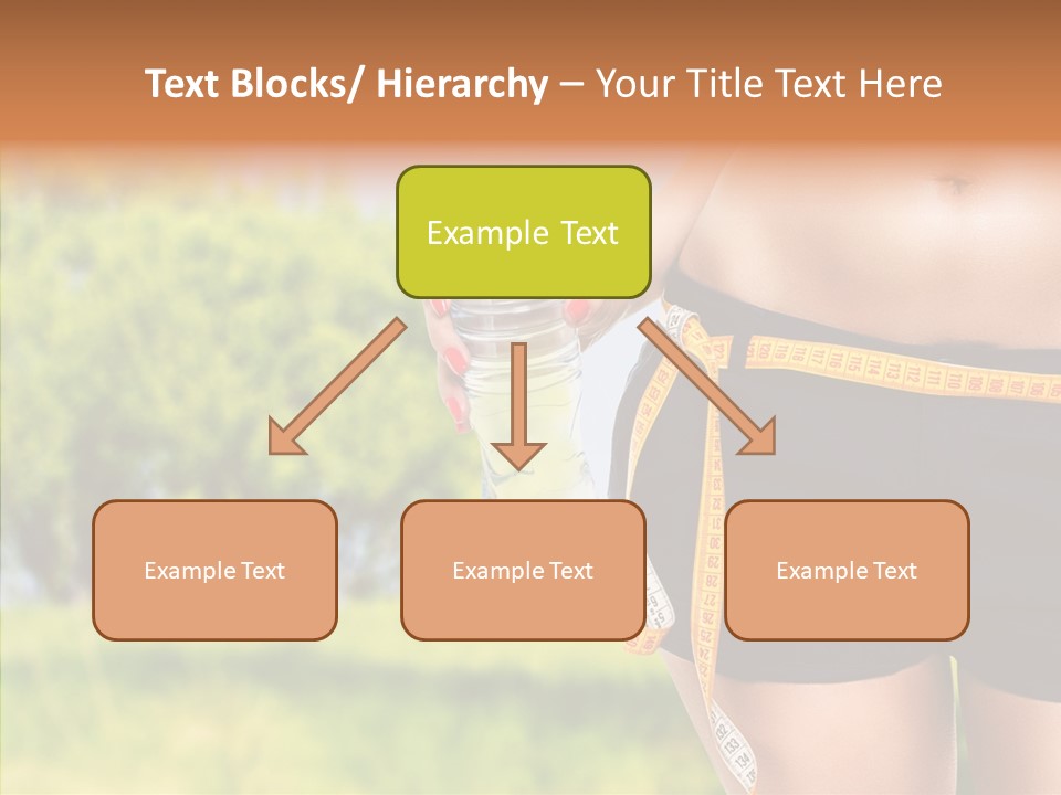 Exercise Bottle Fit PowerPoint Template