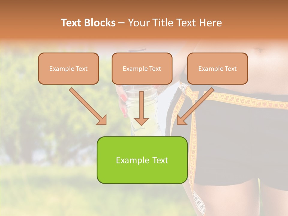 Exercise Bottle Fit PowerPoint Template