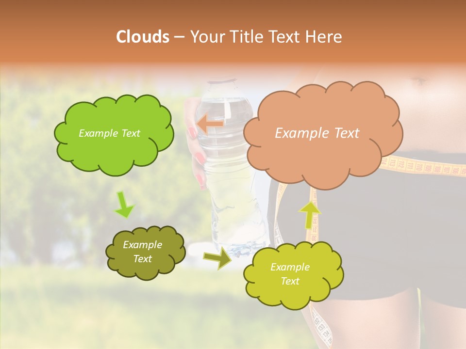 Exercise Bottle Fit PowerPoint Template