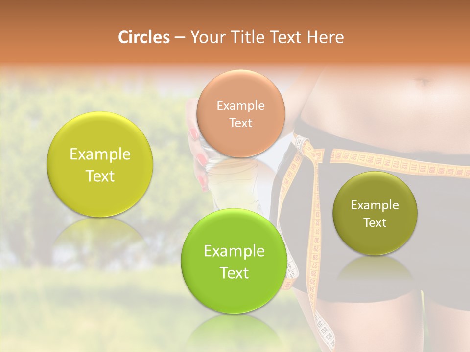 Exercise Bottle Fit PowerPoint Template