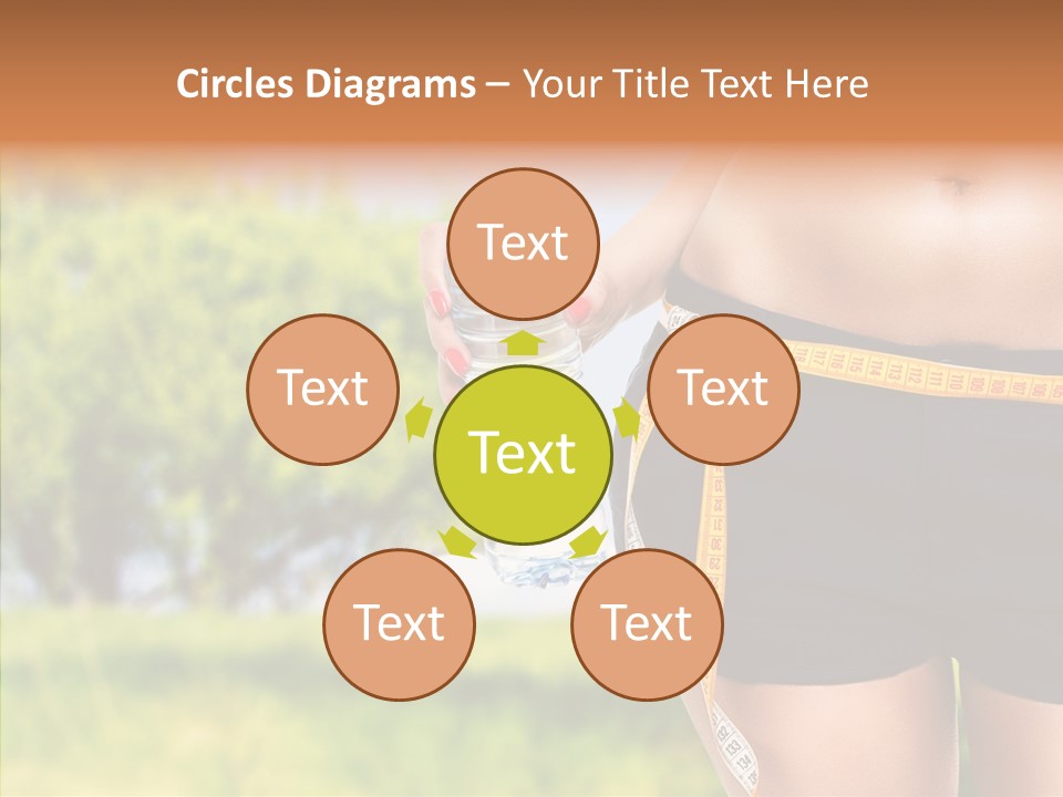 Exercise Bottle Fit PowerPoint Template