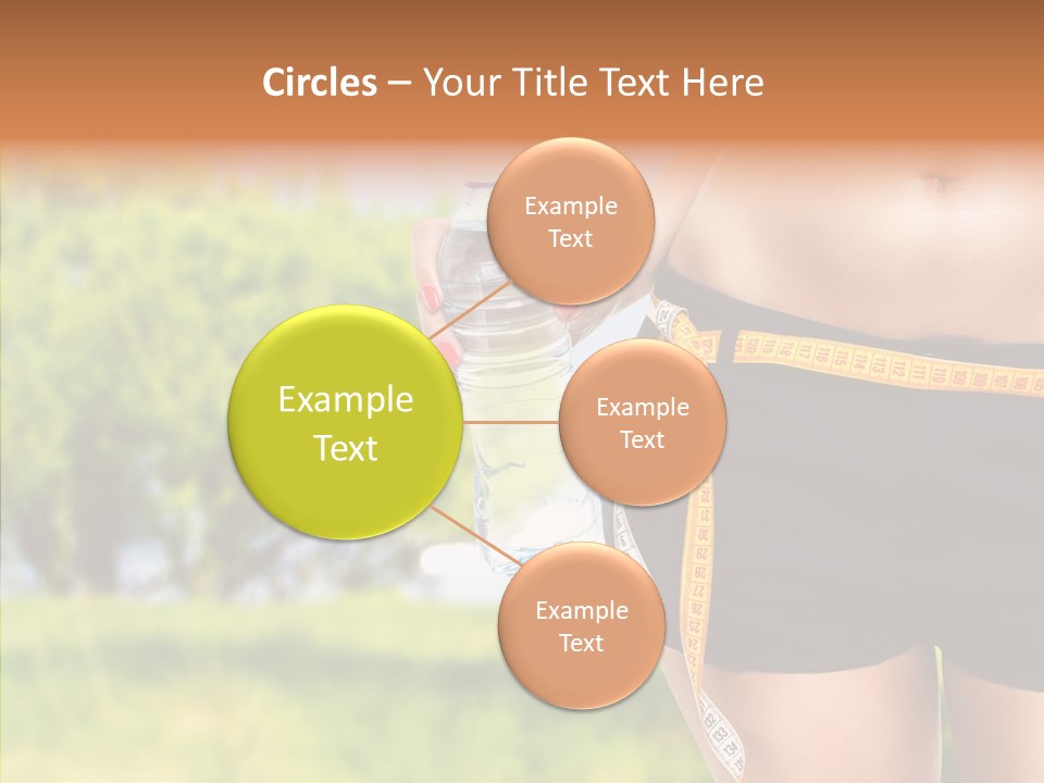 Exercise Bottle Fit PowerPoint Template