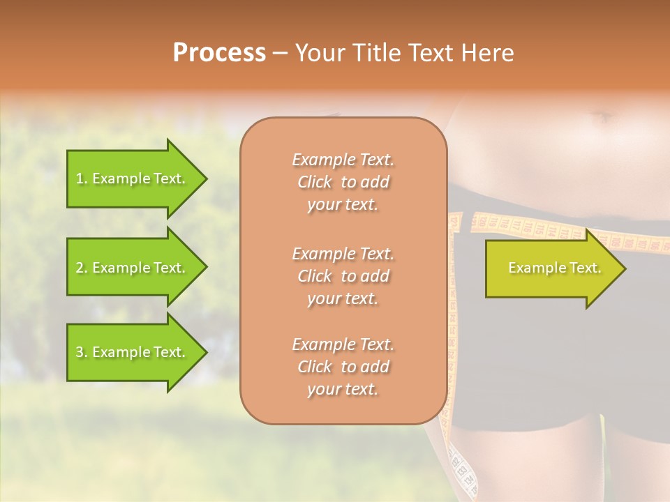 Exercise Bottle Fit PowerPoint Template