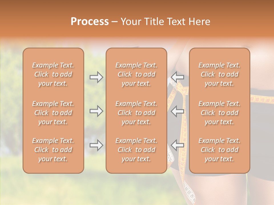 Exercise Bottle Fit PowerPoint Template