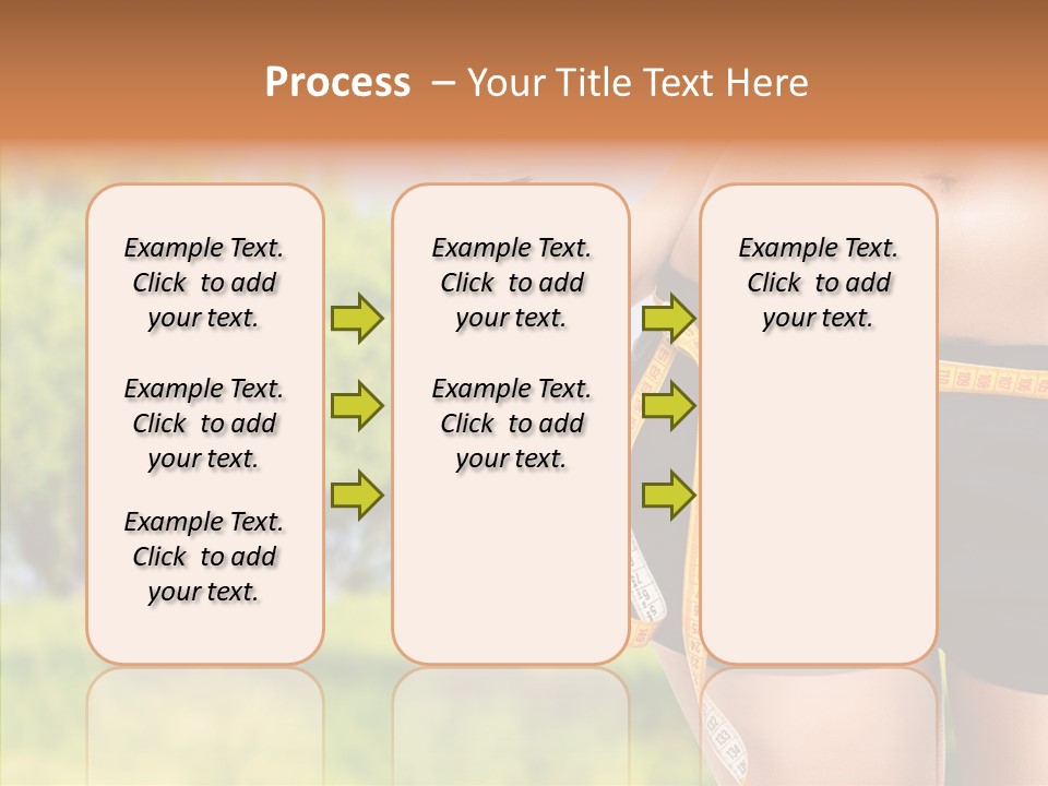Exercise Bottle Fit PowerPoint Template