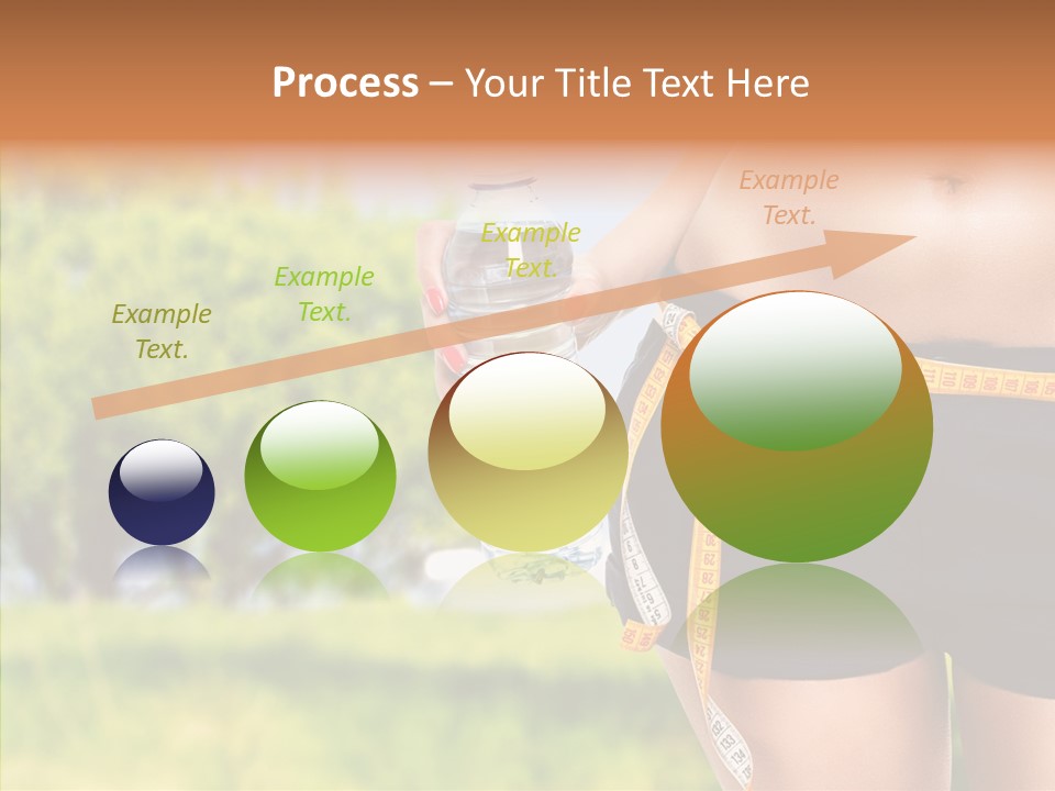 Exercise Bottle Fit PowerPoint Template