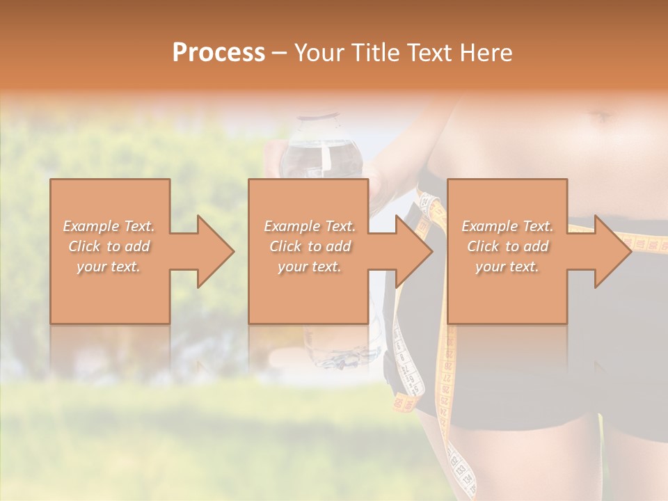Exercise Bottle Fit PowerPoint Template