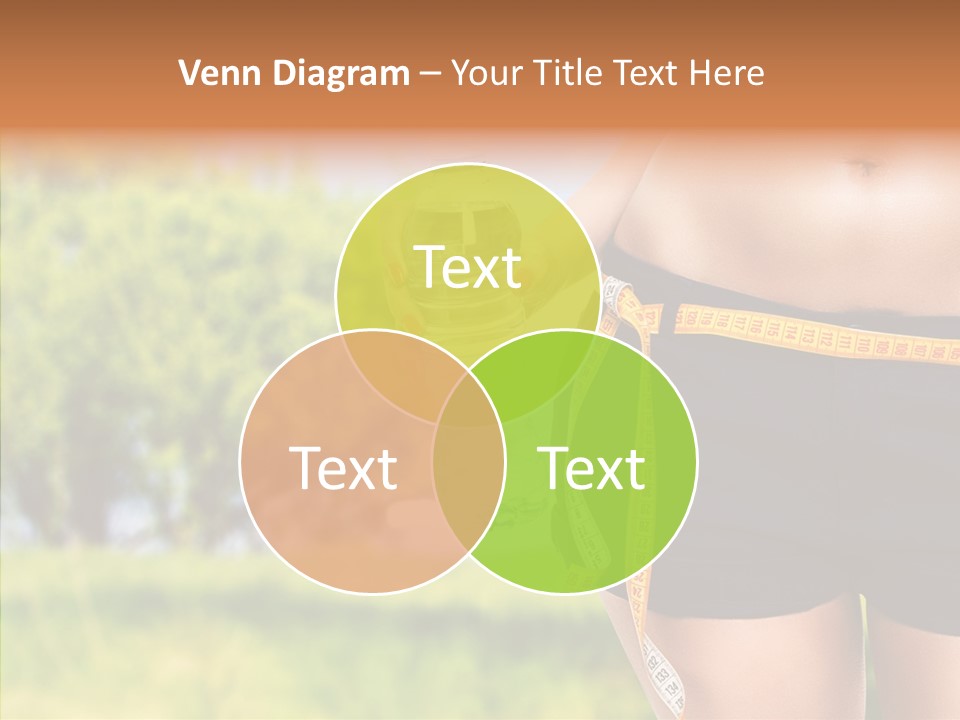 Exercise Bottle Fit PowerPoint Template