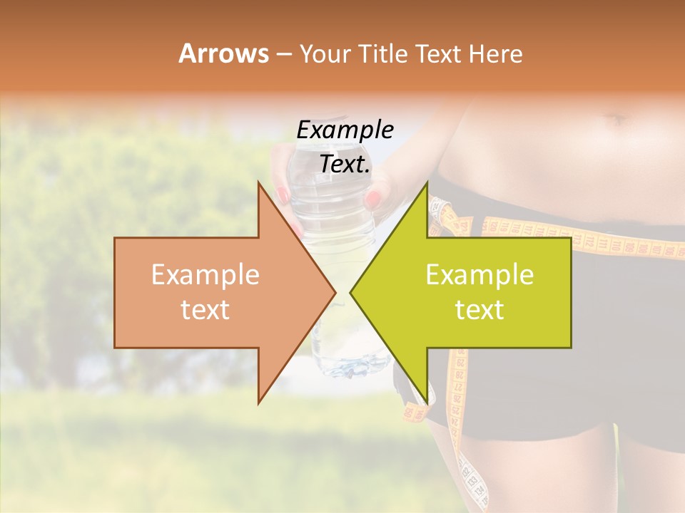 Exercise Bottle Fit PowerPoint Template