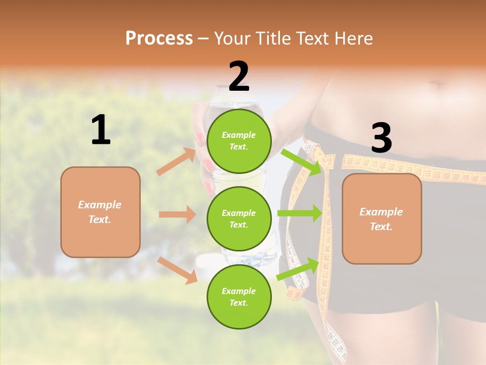 Exercise Bottle Fit PowerPoint Template