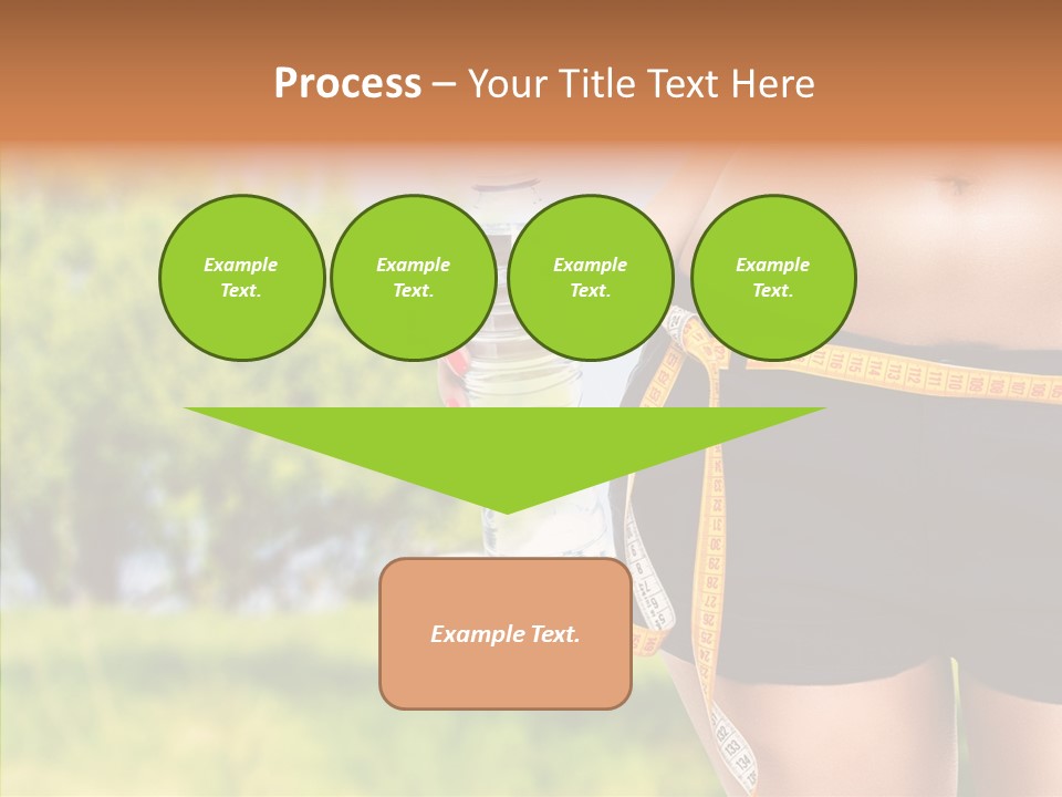 Exercise Bottle Fit PowerPoint Template