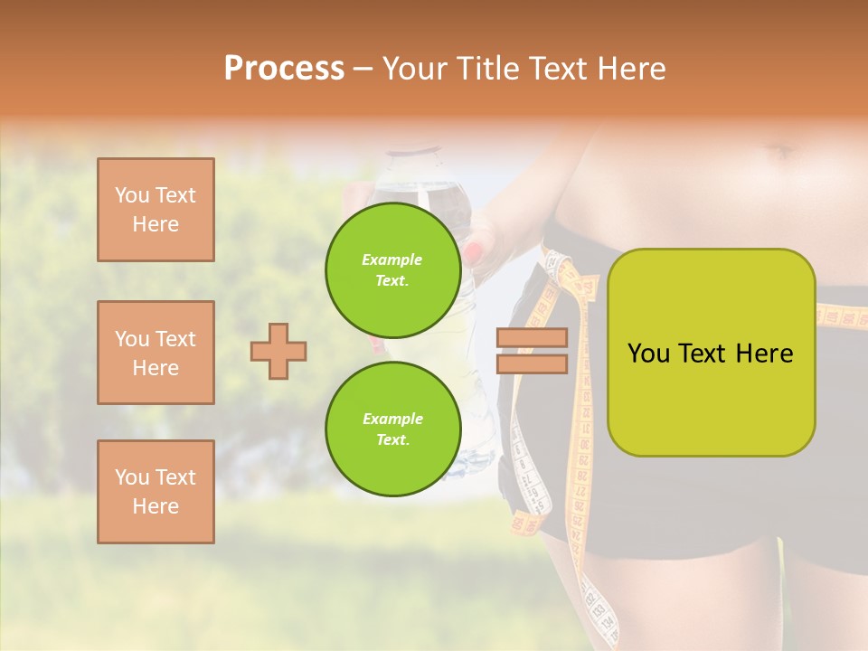 Exercise Bottle Fit PowerPoint Template