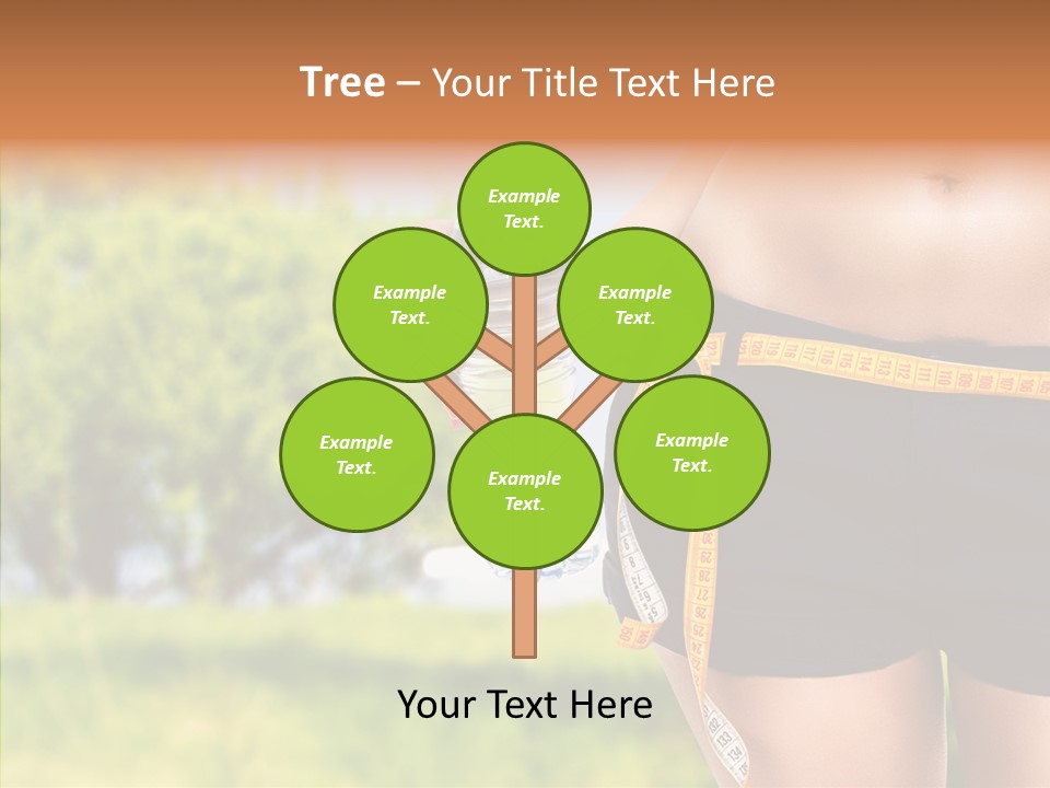 Exercise Bottle Fit PowerPoint Template