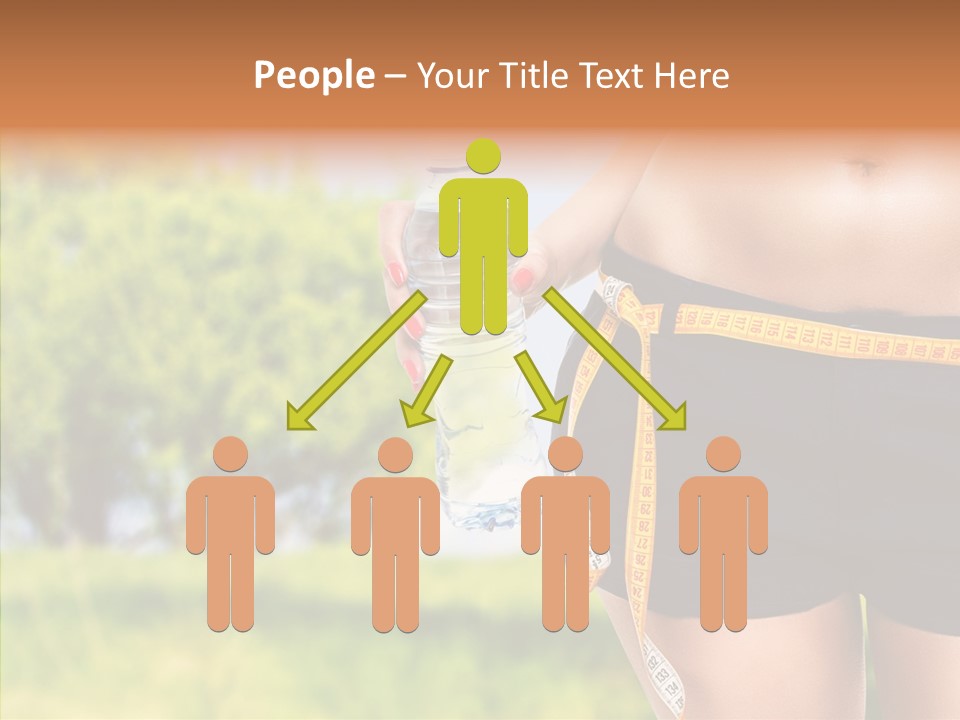 Exercise Bottle Fit PowerPoint Template