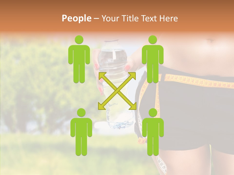 Exercise Bottle Fit PowerPoint Template