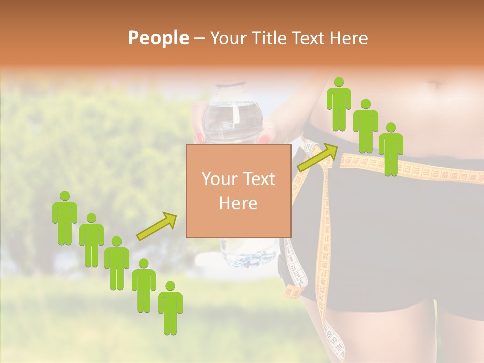Exercise Bottle Fit PowerPoint Template