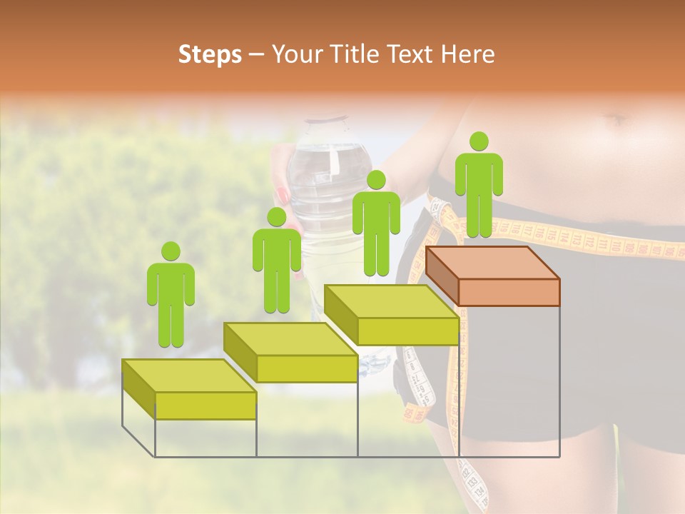 Exercise Bottle Fit PowerPoint Template