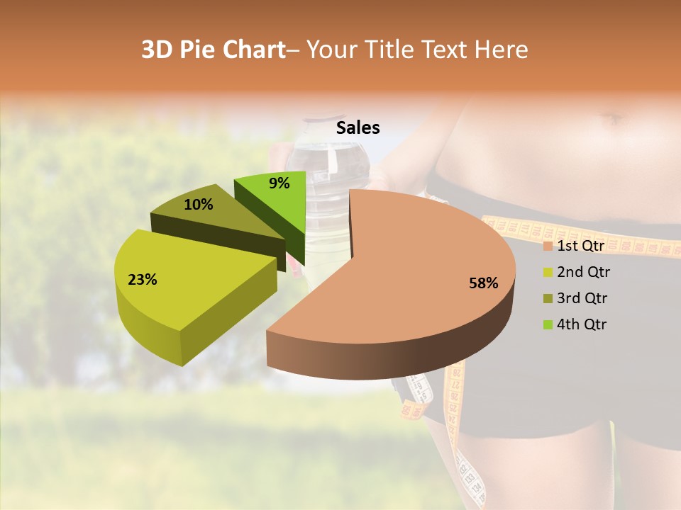 Exercise Bottle Fit PowerPoint Template