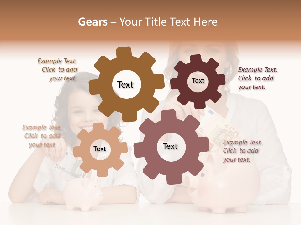 Children Small Beautiful PowerPoint Template