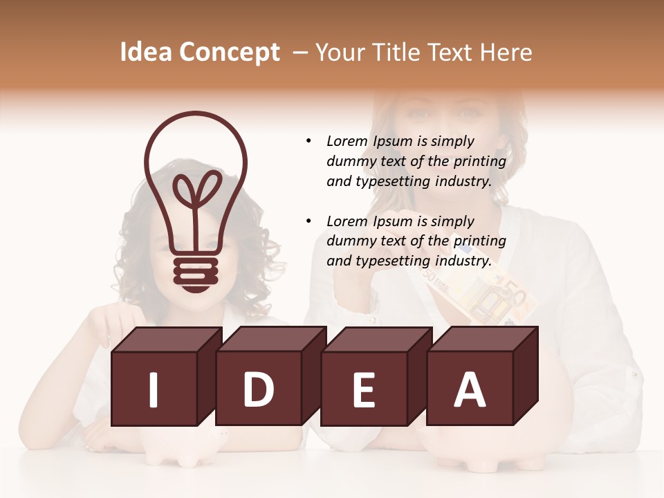 Children Small Beautiful PowerPoint Template