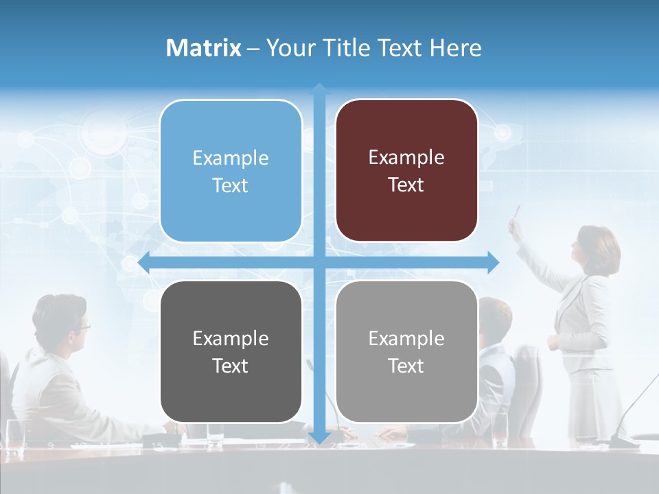 Talking Executives Media PowerPoint Template