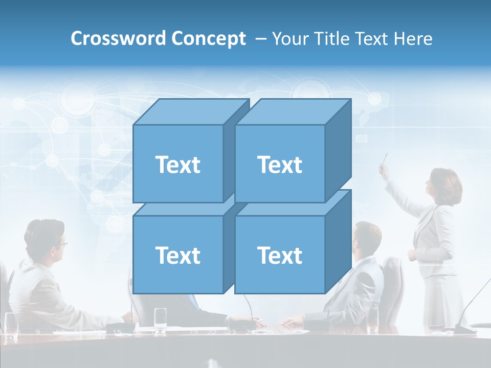 Talking Executives Media PowerPoint Template