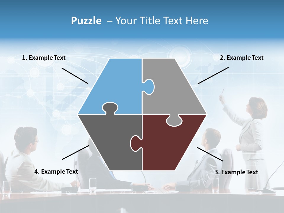 Talking Executives Media PowerPoint Template