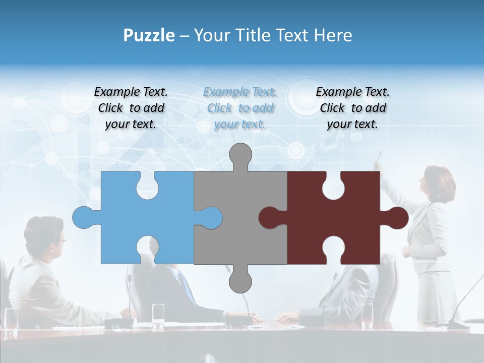 Talking Executives Media PowerPoint Template