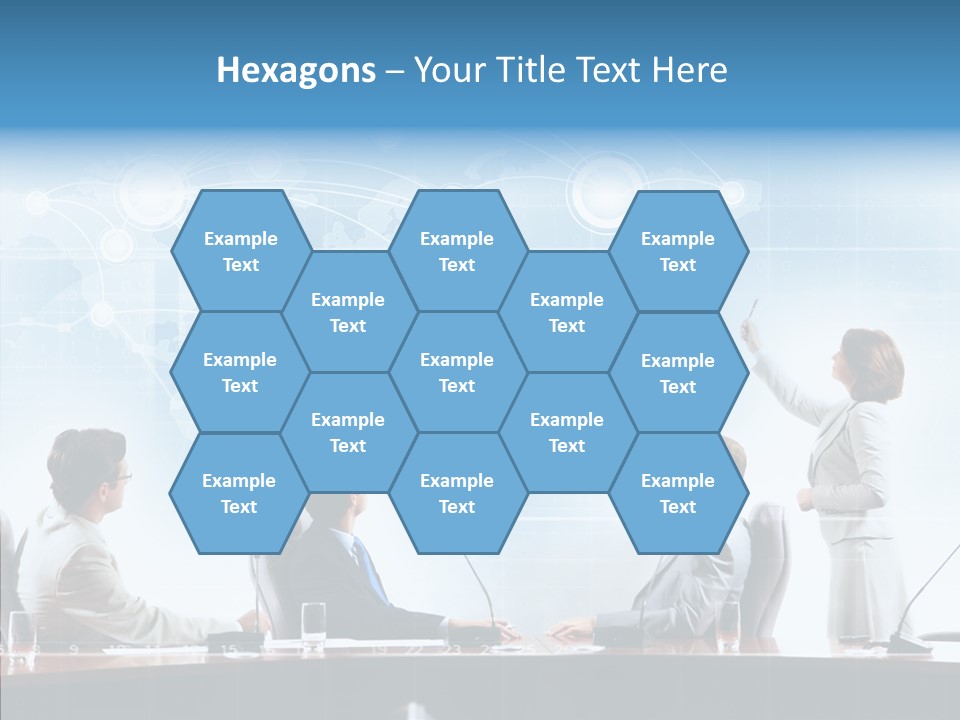 Talking Executives Media PowerPoint Template