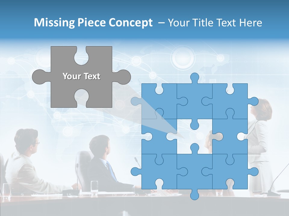 Talking Executives Media PowerPoint Template