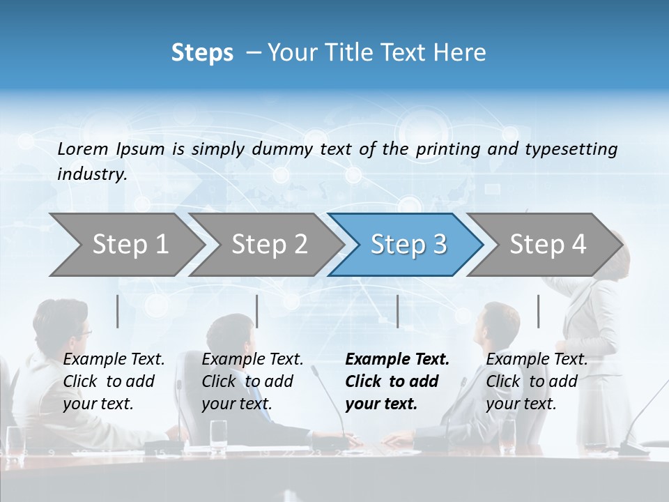 Talking Executives Media PowerPoint Template