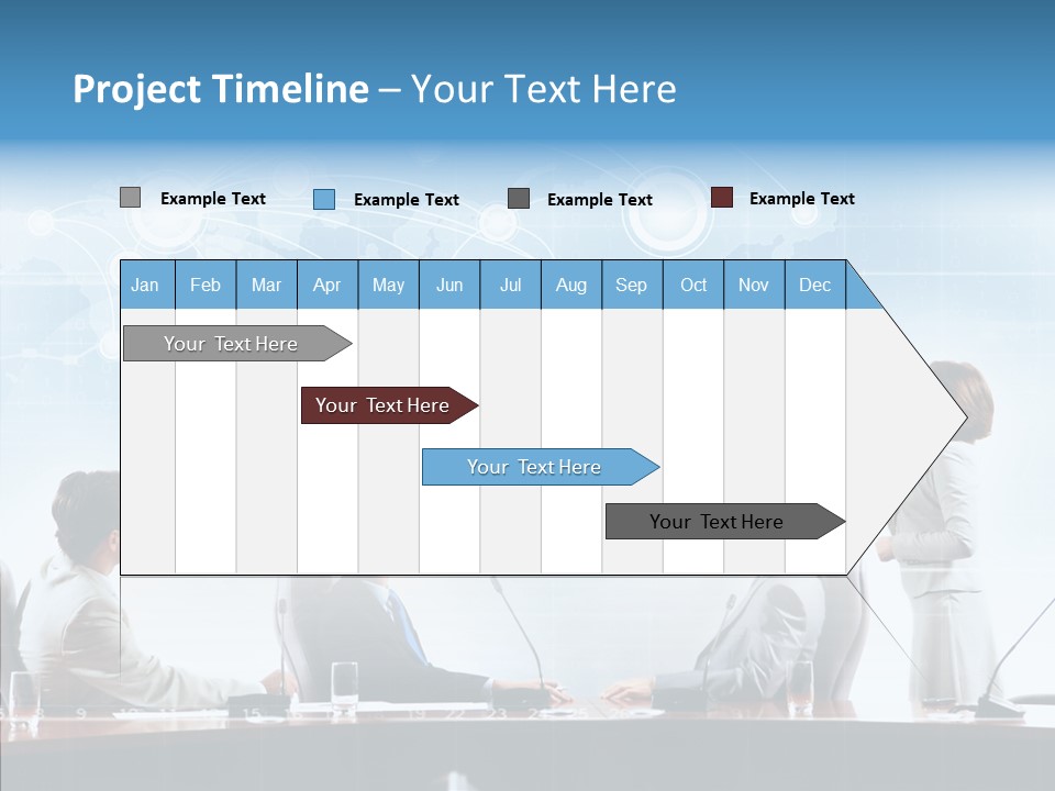 Talking Executives Media PowerPoint Template