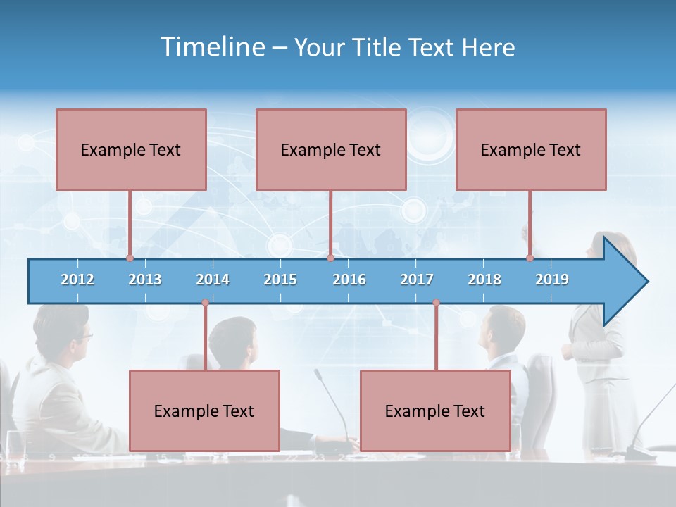Talking Executives Media PowerPoint Template