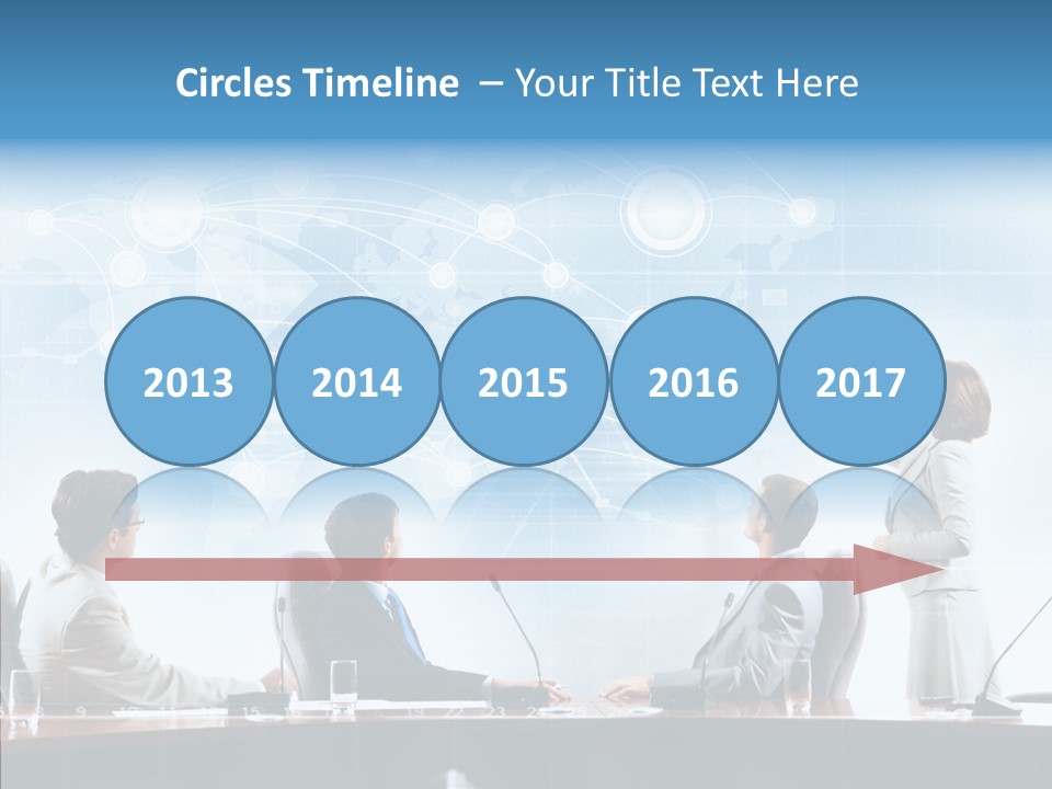 Talking Executives Media PowerPoint Template