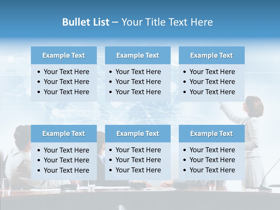 Talking Executives Media PowerPoint Template