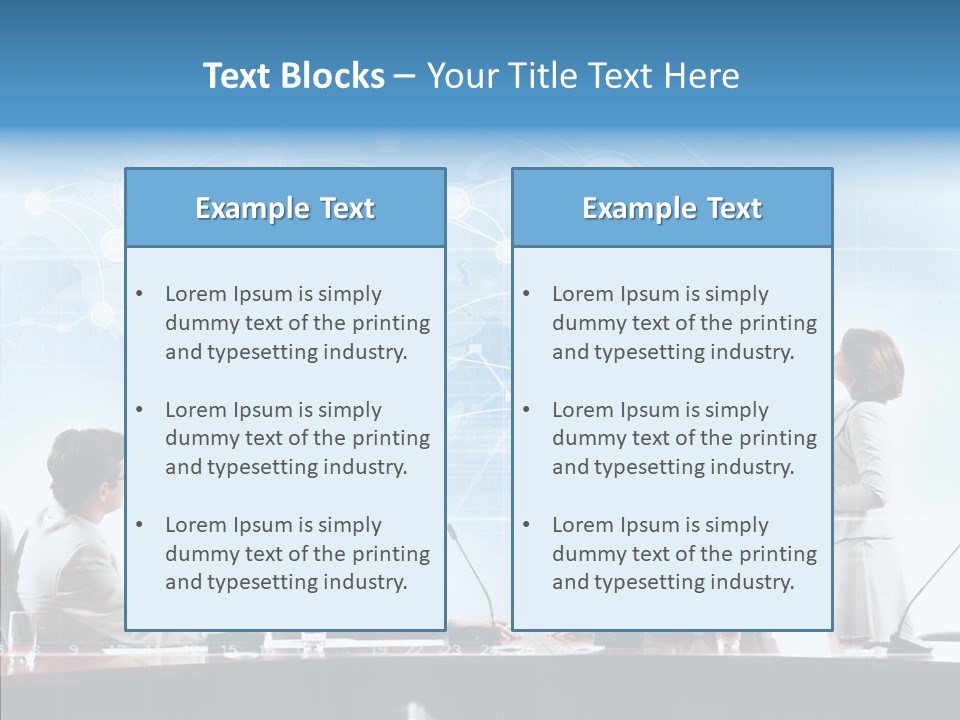 Talking Executives Media PowerPoint Template