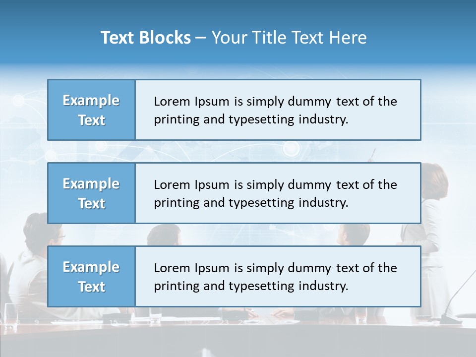 Talking Executives Media PowerPoint Template