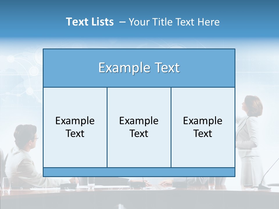 Talking Executives Media PowerPoint Template