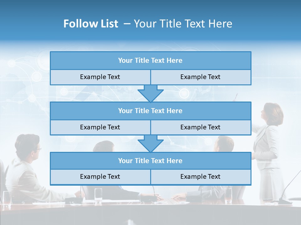 Talking Executives Media PowerPoint Template