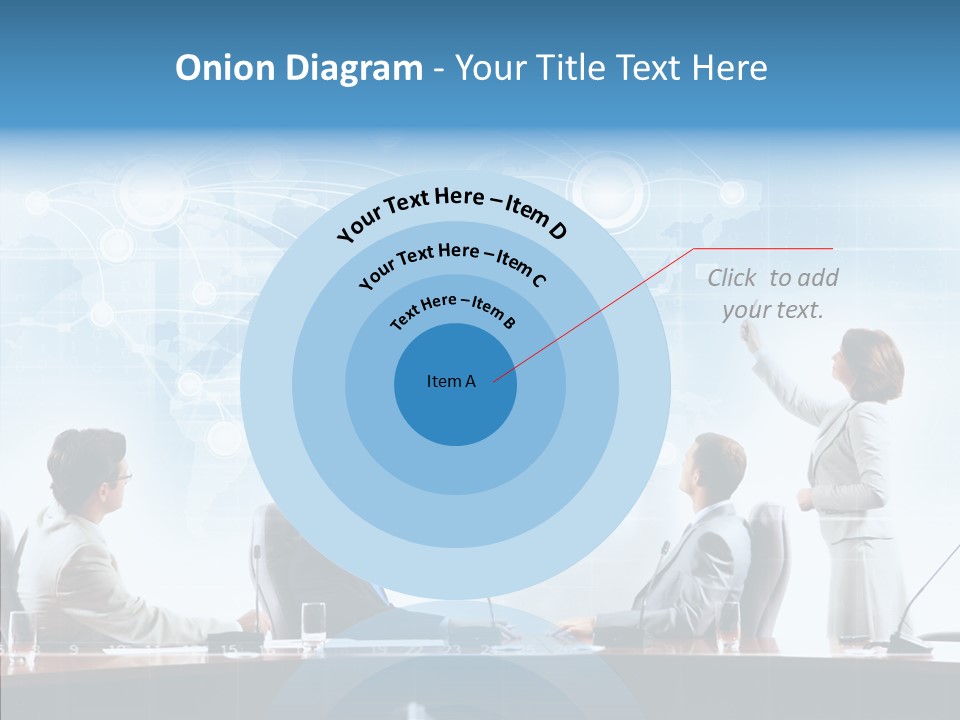 Talking Executives Media PowerPoint Template
