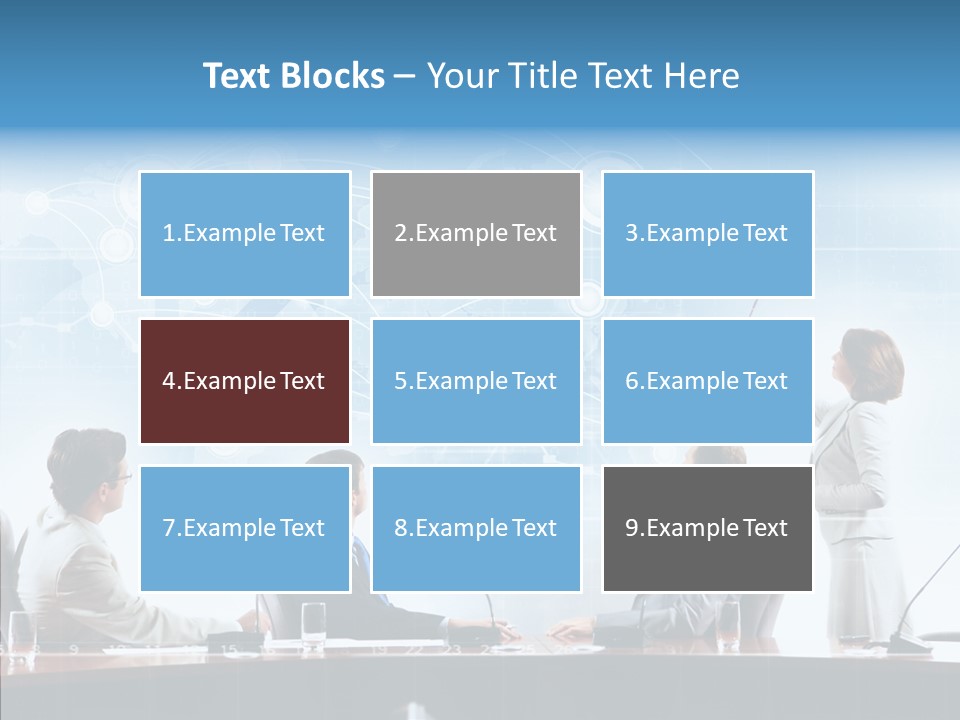 Talking Executives Media PowerPoint Template
