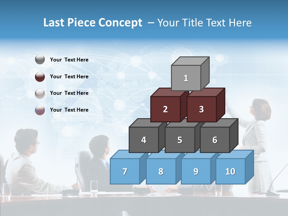 Talking Executives Media PowerPoint Template