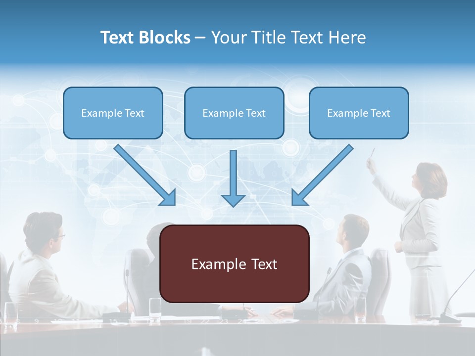 Talking Executives Media PowerPoint Template
