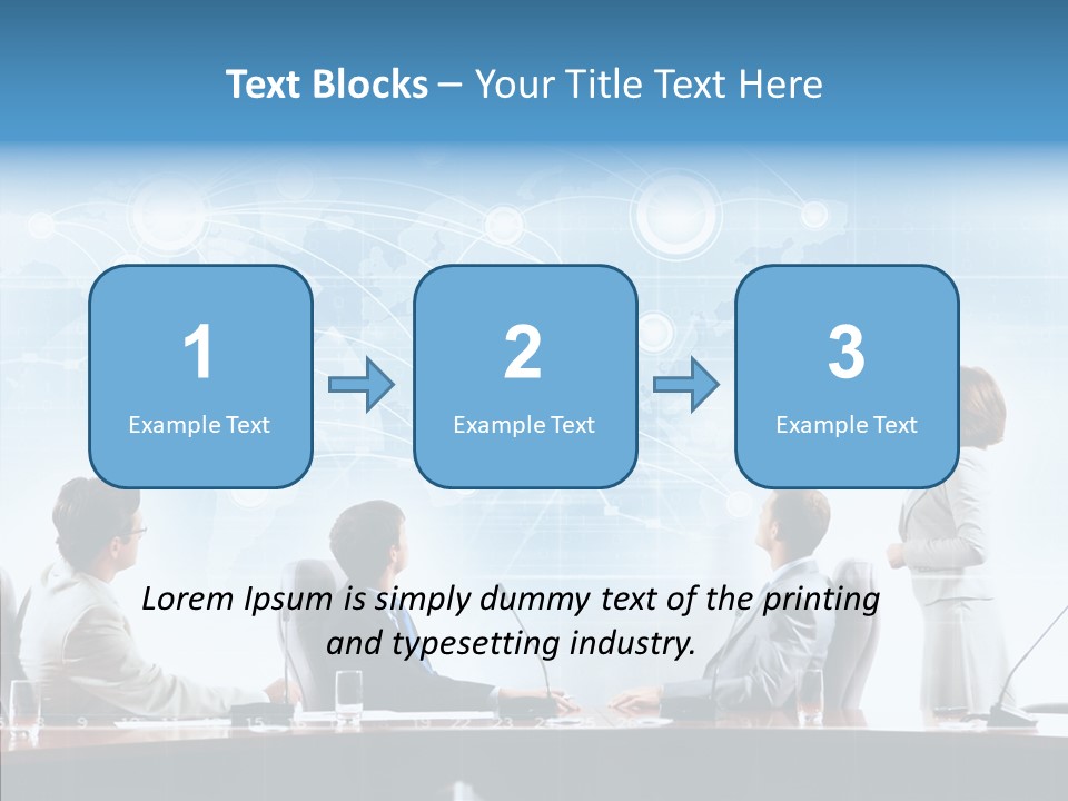 Talking Executives Media PowerPoint Template
